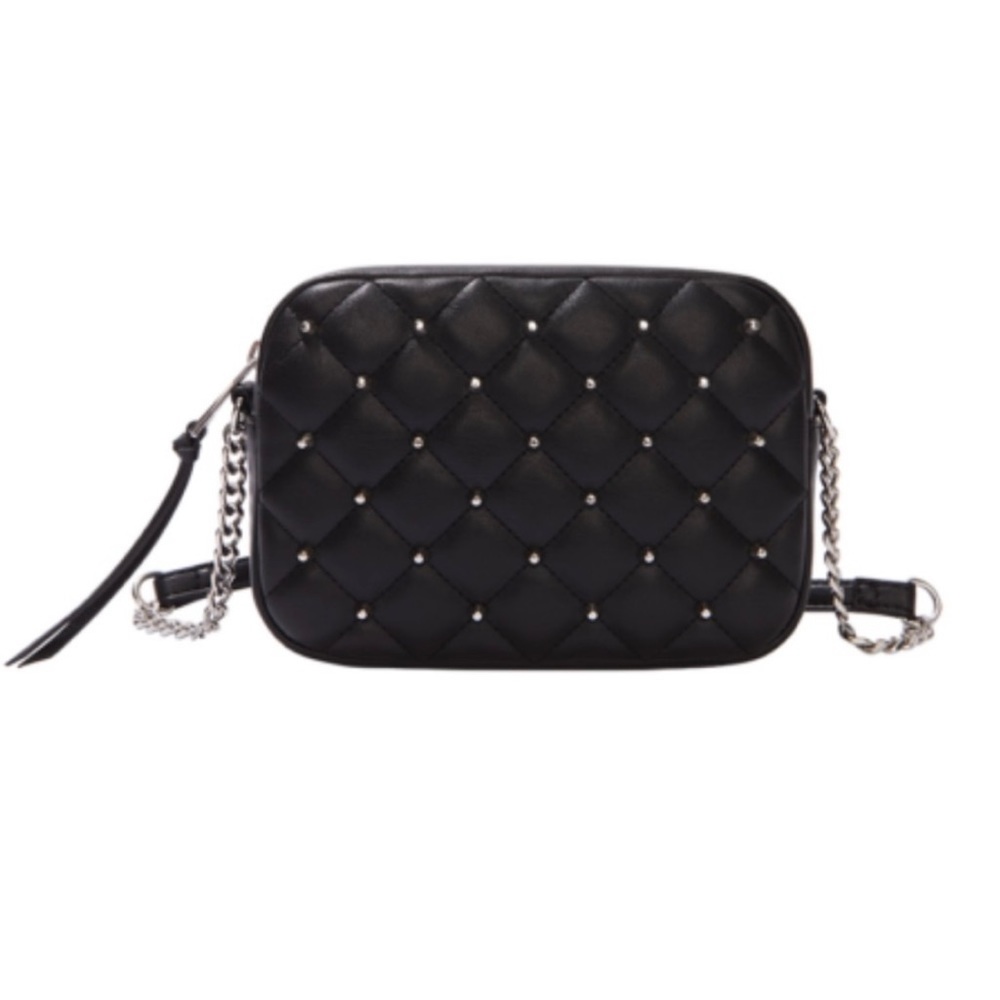 NWT Rebecca Minkoff Quilted Studded Crossbody Purse